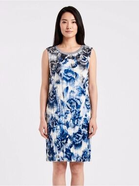 VTG NWT Ann Taylor Size 14 Career/Cocktail Dress Crinkle Silk Blend MSRP $158
